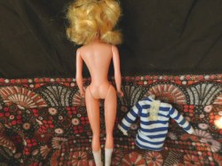 BLONDE CLONE STRIPE NUDE BK